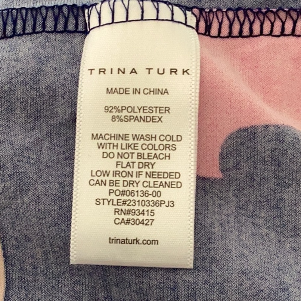 TRINA TURK NWT MILAN SCROLLING FLORAL MAXI DRESS MEDIUM HALTER NECK - Picture 7 of 9